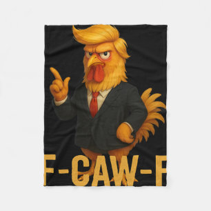 F-caw-f Grappige Kip Humor Quote Haan Meme Mier Fleece Deken