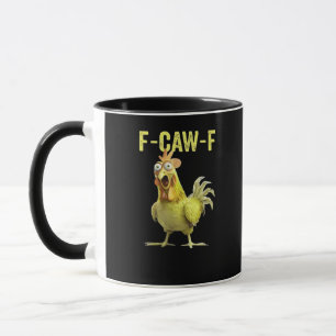 F Caw F Grappige Kip Klassiek Creatief Casual Mok