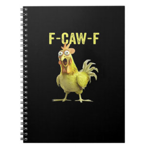 F-Caw-F Grappige Kip Klassiek Creatieve Casual Notitieboek