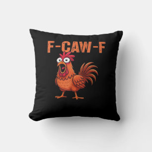 F Caw F Grappige Kip Klassieke Trendy Moderne Stij Kussen