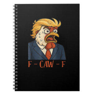F Caw F Grappige Kip Klassieke Vintage Coole Stijl Notitieboek