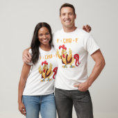 F-Caw-F Grappige Kip T-shirt (Unisex)