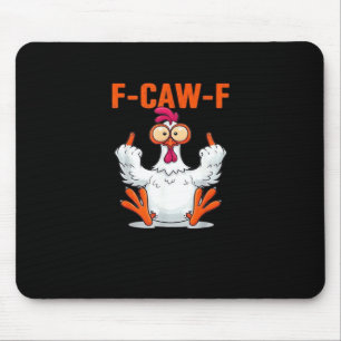 F-Caw-F Grappige Klassieke Kip Minimaal Schoon Muismat