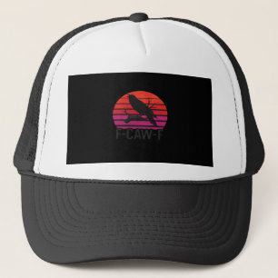 F-Caw-F Grappige Kraai Klassiek Minimaal Schoon Trucker Pet