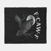 F-Caw-F Grappige Quote Fleece Deken (Voorkant (Horizontaal))