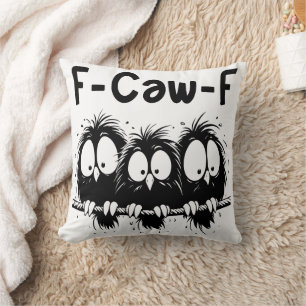 F-Caw-F Grappige Vogel Citaat Cadeaus Kussen