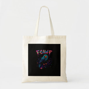 F Caw F Grappige Vogel Kraai Raaf Punt Grap Grappi Tote Bag