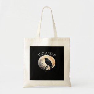 F Caw F Grappige Vogel Maan Minimal Strake Stijl Tote Bag