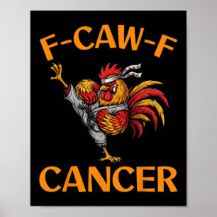 F-caw-f Haan Meme Grappige Kip Humor Grap Fcaw Poster