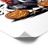 F Caw F Humor Crow Gothic Funny Style Poster (Hoek)