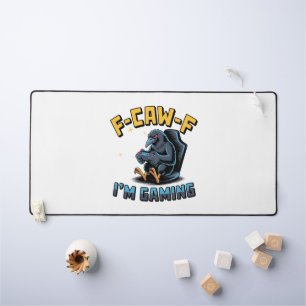 F-CAW-F Ik ben Gaming Grappige Raven Crow Meme Bureaumat