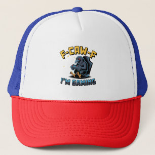 F-CAW-F Ik ben Gaming Grappige Raven Crow Meme Trucker Pet