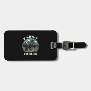 F-Caw-F Ik Wandel Raven Crow Geest Cool Uniek Bagagelabel