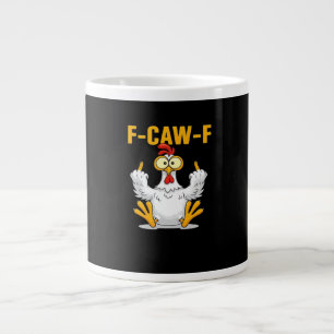 F-Caw-F-Kip Essentiële Grappige Trendy Extra Grote Beker