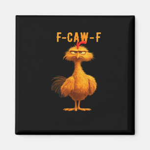 F-Caw-F Kip Essentiële Trendy Kunst Magneet