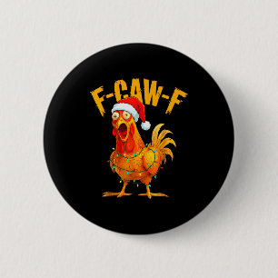 F-caw-f Kip Fcawf Kip Kerst Licht Heilige Ronde Button 5,7 Cm