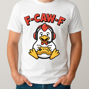 F-Caw-F Kip Gamer Grappig Grafisch Japans Meme T-shirt
