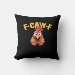 F-Caw-F Kip Grappige Kip Creatieve Grafische Kussen