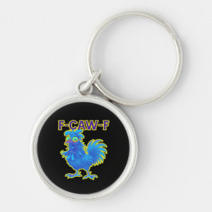 F-Caw-F Kip Klassiek Creatief Casual Sleutelhanger