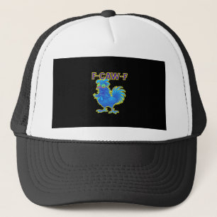 F-Caw-F Kip Klassiek Creatief Casual Trucker Pet