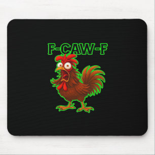 F-Caw-F Kip Klassieke Retro Grafiek Muismat