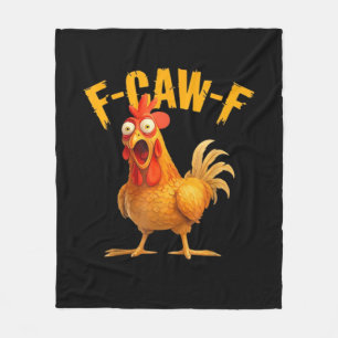 F-Caw-F Kip Klassieke Retro Stijl Fleece Deken