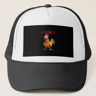 F-Caw-F Kip Klassieke Vintage Kunst Trucker Pet