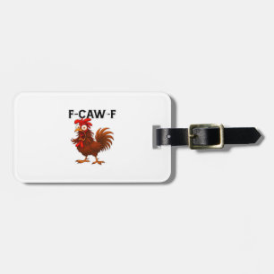 F-Caw-F Kip Klassieker Bagagelabel
