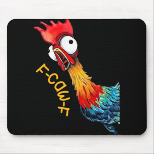 F-caw-f Kip Quote Haan Fcawf Grappig Fawk Off Muismat