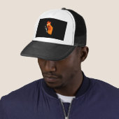 F-Caw-F Kip Retro Klassieker Trucker Pet (In situ)