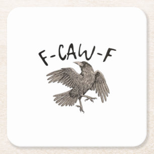 F-Caw-F Klassieke Esthetische Casual Vierkante Kartonnen Onderzetter