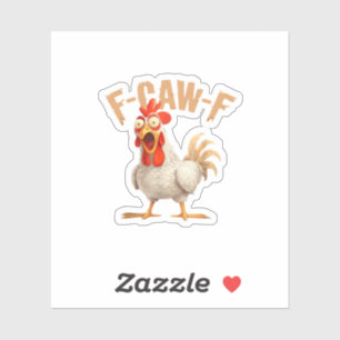 F-Caw-F Klassieke esthetische stijl Sticker
