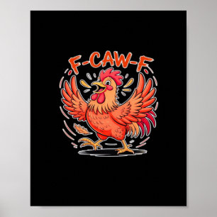 F-Caw-F Klassieke Retro Stijl Poster