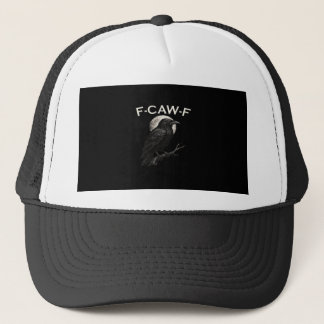 F-Caw-F Kraai Grappige Kraai F-Caw-F Tandwiel Vint Trucker Pet