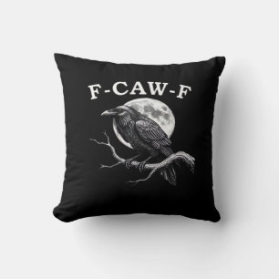 F-Caw-F Kraai Grappige Kraai F-Caw-F Uitrusting Cr Kussen