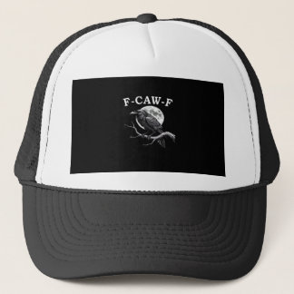 F-Caw-F Kraai Grappige Kraai F-Caw-F Uitrusting Cr Trucker Pet