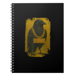 F-Caw-F Kraai Grappige Quote Raaf Vogel Volwassen Notitieboek