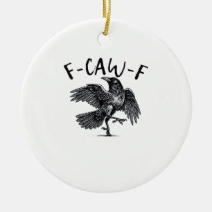 F Caw F Kraai Retro Klassieke Stijl Keramisch Ornament
