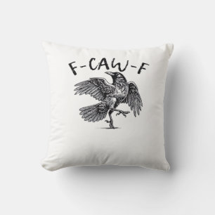 F Caw F Kraai Retro Klassieke Stijl Kussen