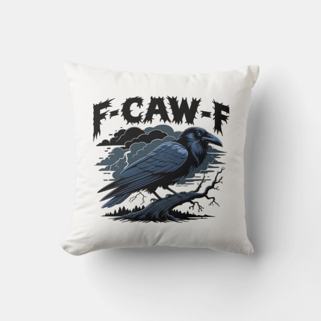 F-Caw-F Minimaal Schoon Design Kussen (Voorkant)