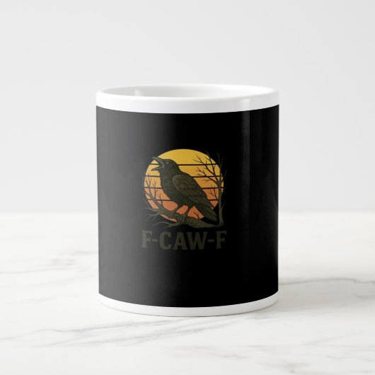 F-Caw-F Minimal Clean Extra Grote Beker (Voorkant)