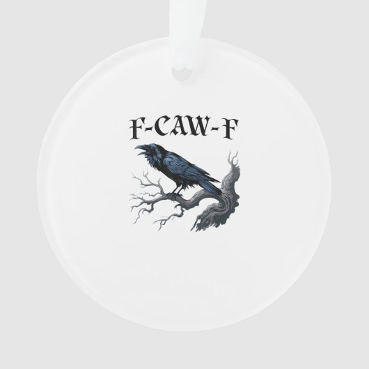 F-Caw-F Oiseau Drôle Corbeau (devant)