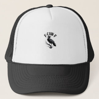 F-Caw-F Raaf Volwassen Humor Vogel Grappig Gotisch Trucker Pet