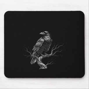 F-caw-f - Raven - Crow - Halloween Kostuum Premium Muismat