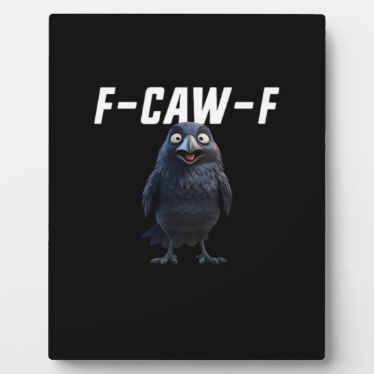 F Caw F Raven Funny Gear Creative Style Fotoplaat (Voorkant)