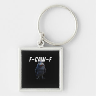 F Caw F Raven Grappige Uitrusting Creative Stijl Sleutelhanger