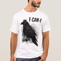 F-CAW-F Raven King - Dark Fantasy Waterverf Art