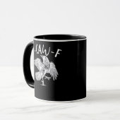 F-Caw-F Raven Vintage Grafisch Mok (Voorkant links)