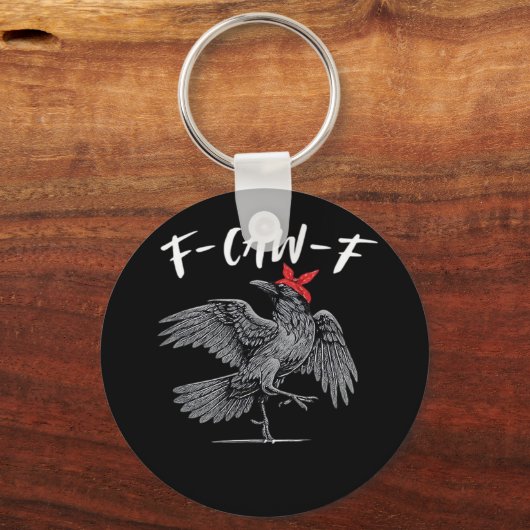 F-Caw-F Retro Classic Sleutelhanger (Voorkant)