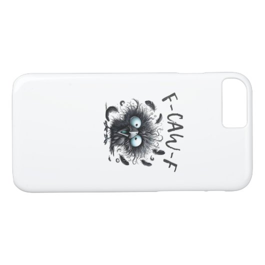 F Caw F Retro Classic Style Case-Mate iPhone Case (Achterkant (Horizontaal))